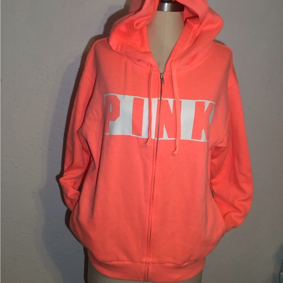 Pink Victoria’s Secret zip up hoodie jacket size XS - Picture 4 of 10